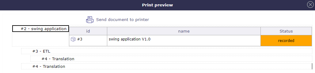 Display the product structure