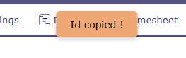 Double click for copy