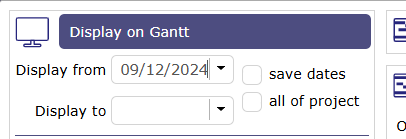 Display dates on Planning view